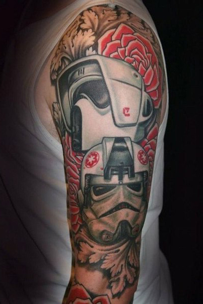Star Wars Troopers Shoulder Tattoo
