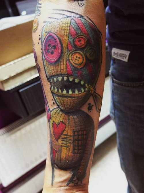 Puppet of The 9 New School tattoo