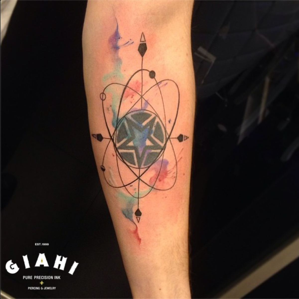 Atom Star tattoo by Roony