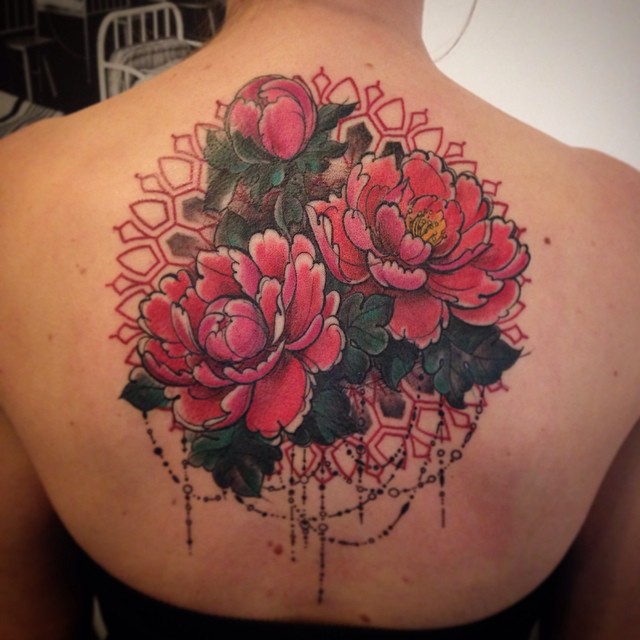 Baroque Elements Flowers tattoo by Aygul Bayanova