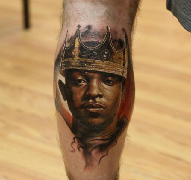 Black King tattoo by Bloodlines Gallery