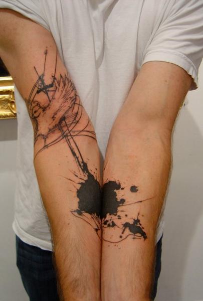 Black Stain BLackwork tattoo by Xoïl