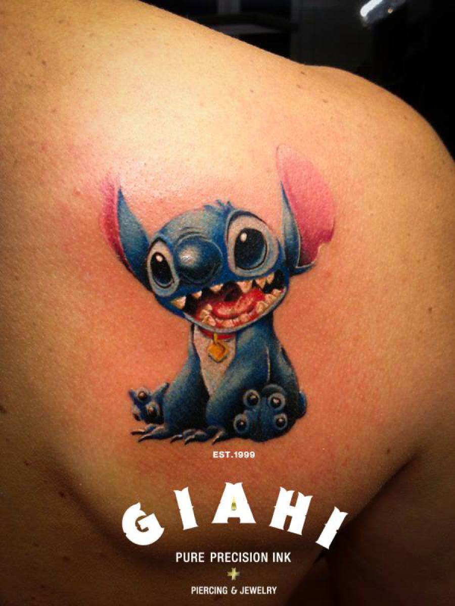 Lilo and Stitch tattoo by Roony