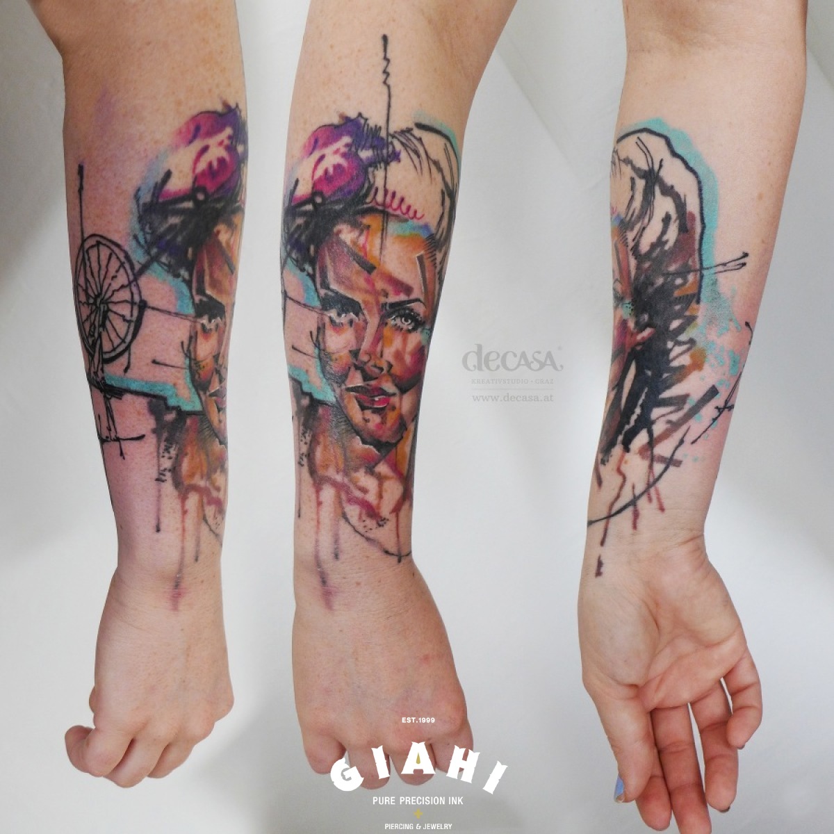 Marylin Monroe tattoo by Carola Deutsch