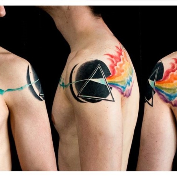 Fire Pink Floyd tattoo