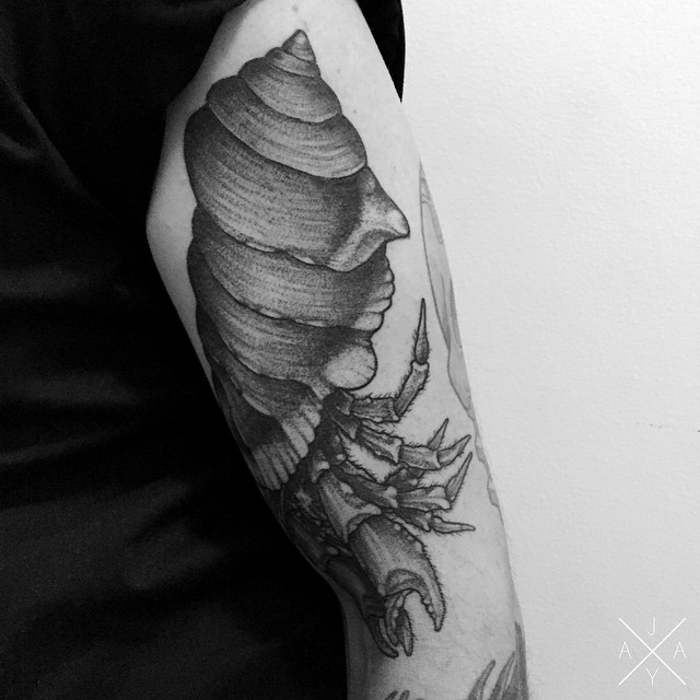Arm Hermit tattoo