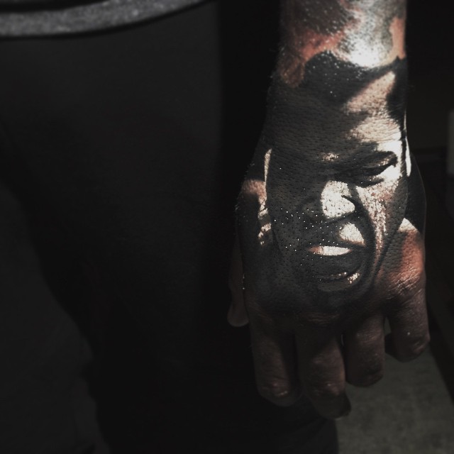Back of Hand Mike Tyson tattoo