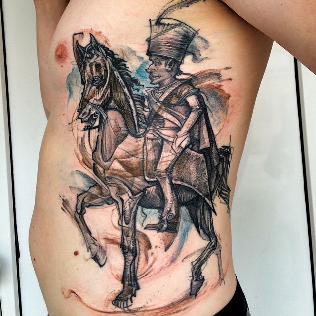 Horseman Body tattoo