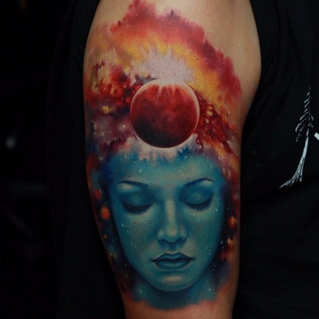 Think of Space tattoo