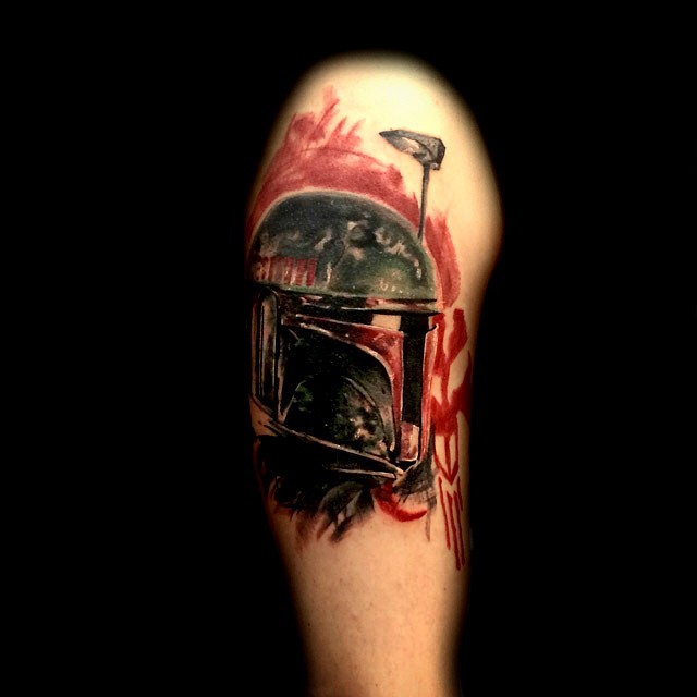 Trash Polka Star Wars tattoo