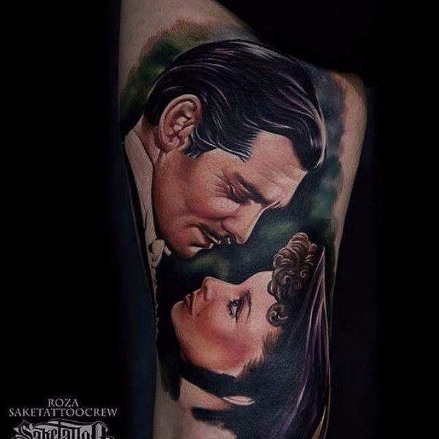 Gone with The Wind tattoo