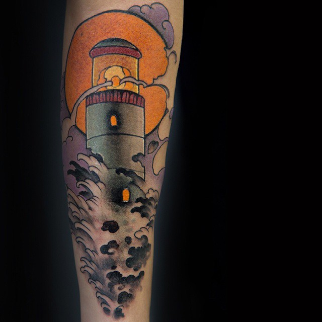 Arm Dark Waters Lighthouse