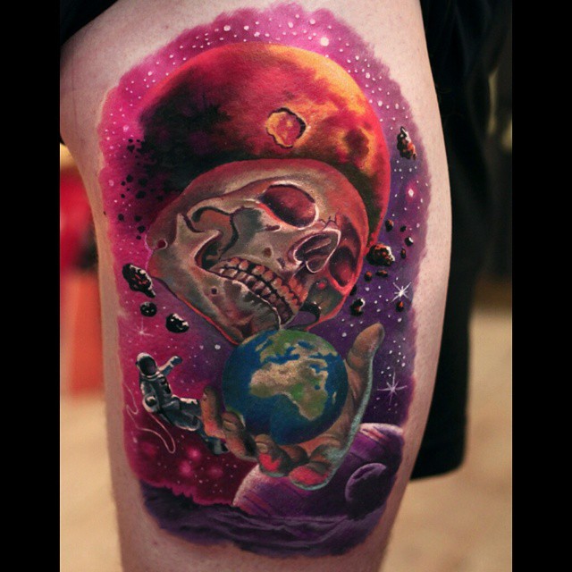 Death Impact Space Tattoo