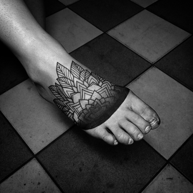 Foot Tattoo Cover Up