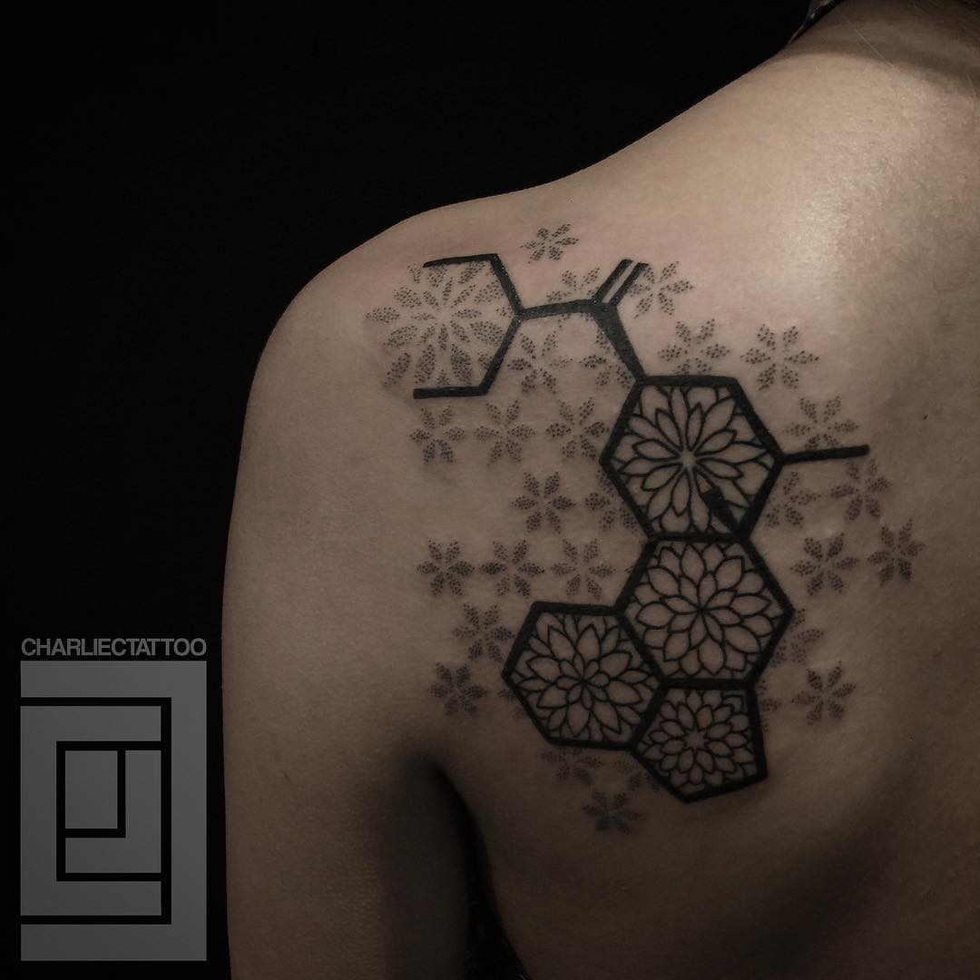 Molecular Structure Tattoo