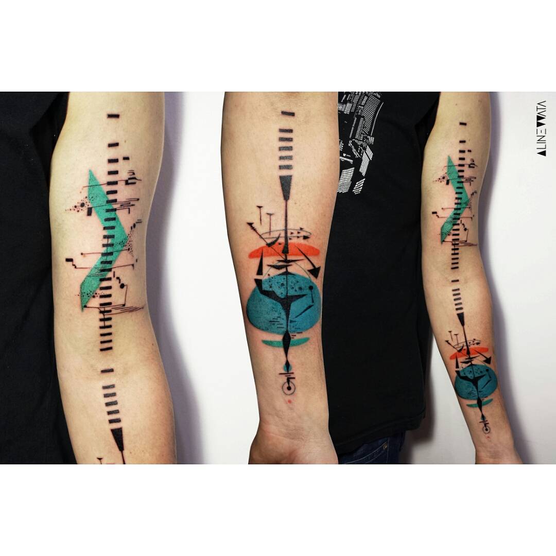 Music and Sound Tattoo on Arm