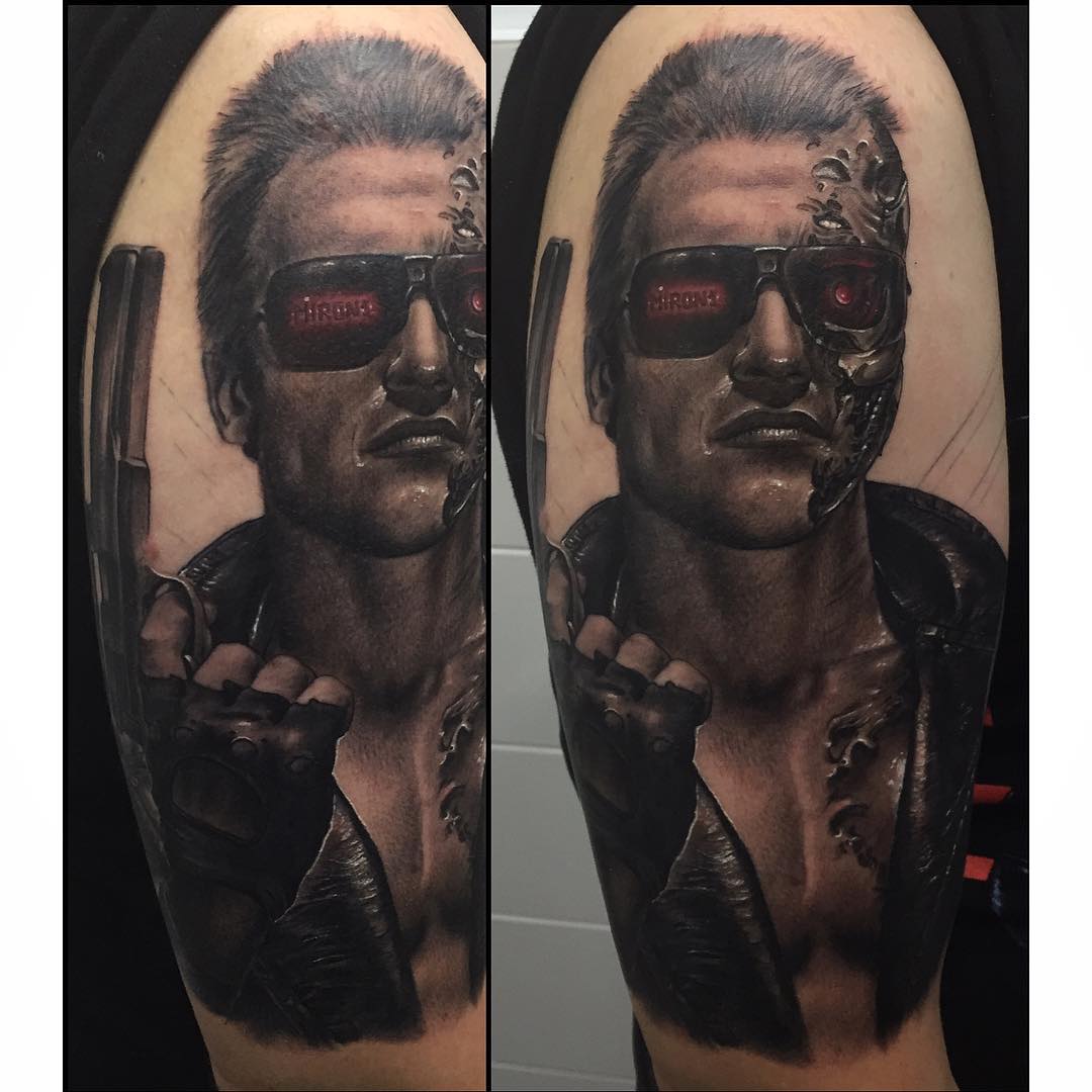 Terminator T-600 Tattoo