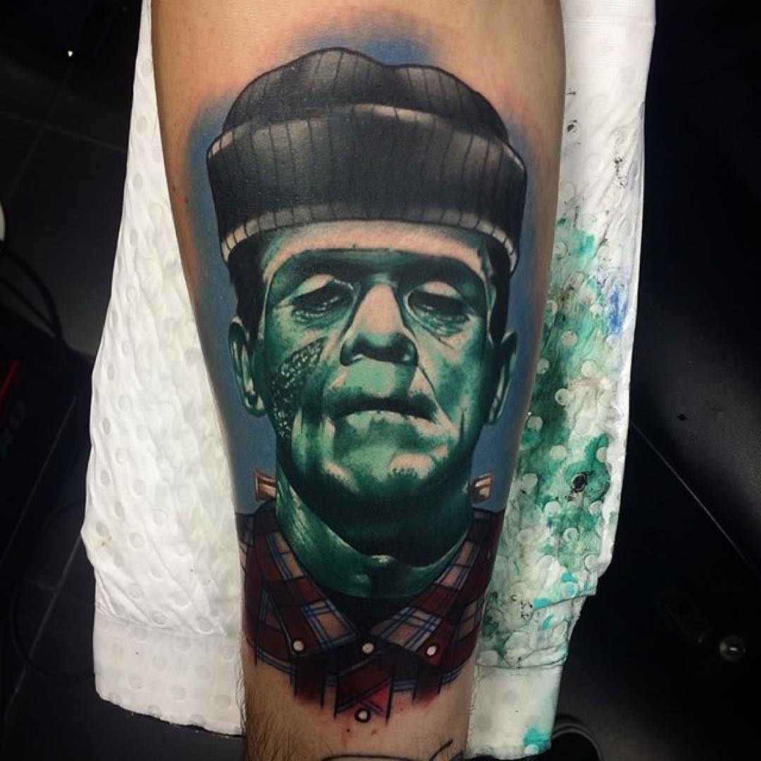 Woodchuck Frankenstein Tattoo