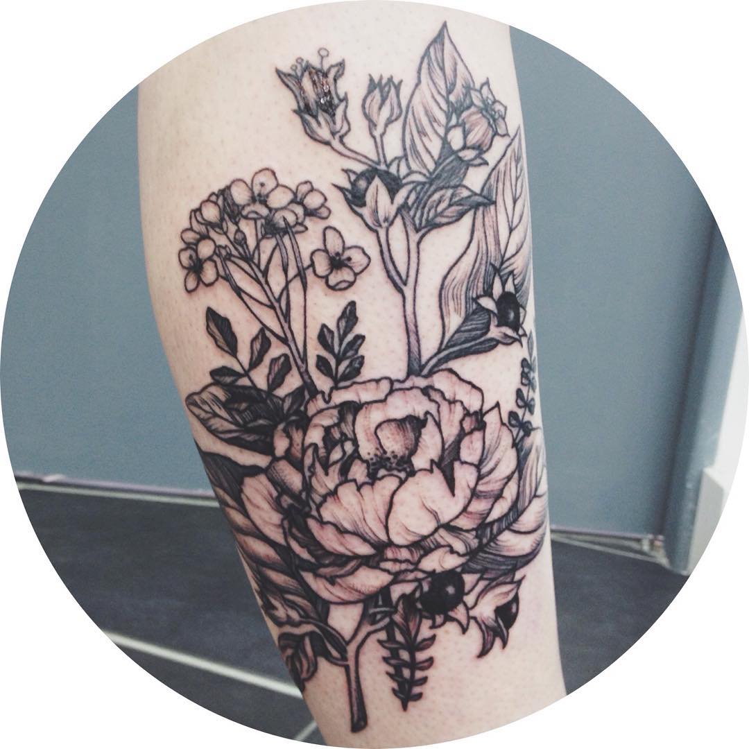 Arm Flower Tattoos