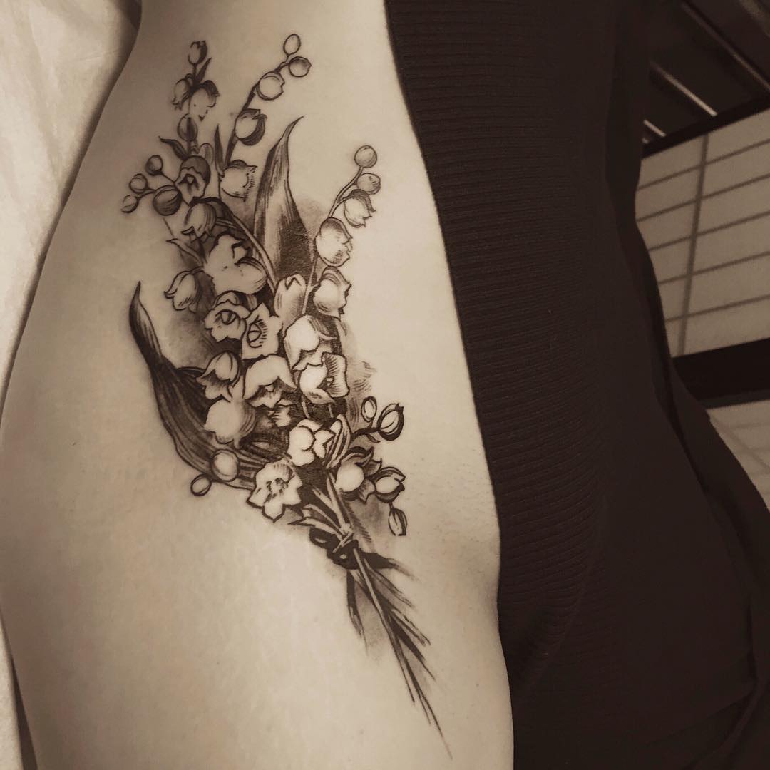 Bell Flower Tattoo