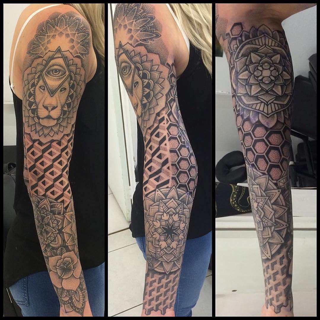 Mandala Sleeve Tattoo
