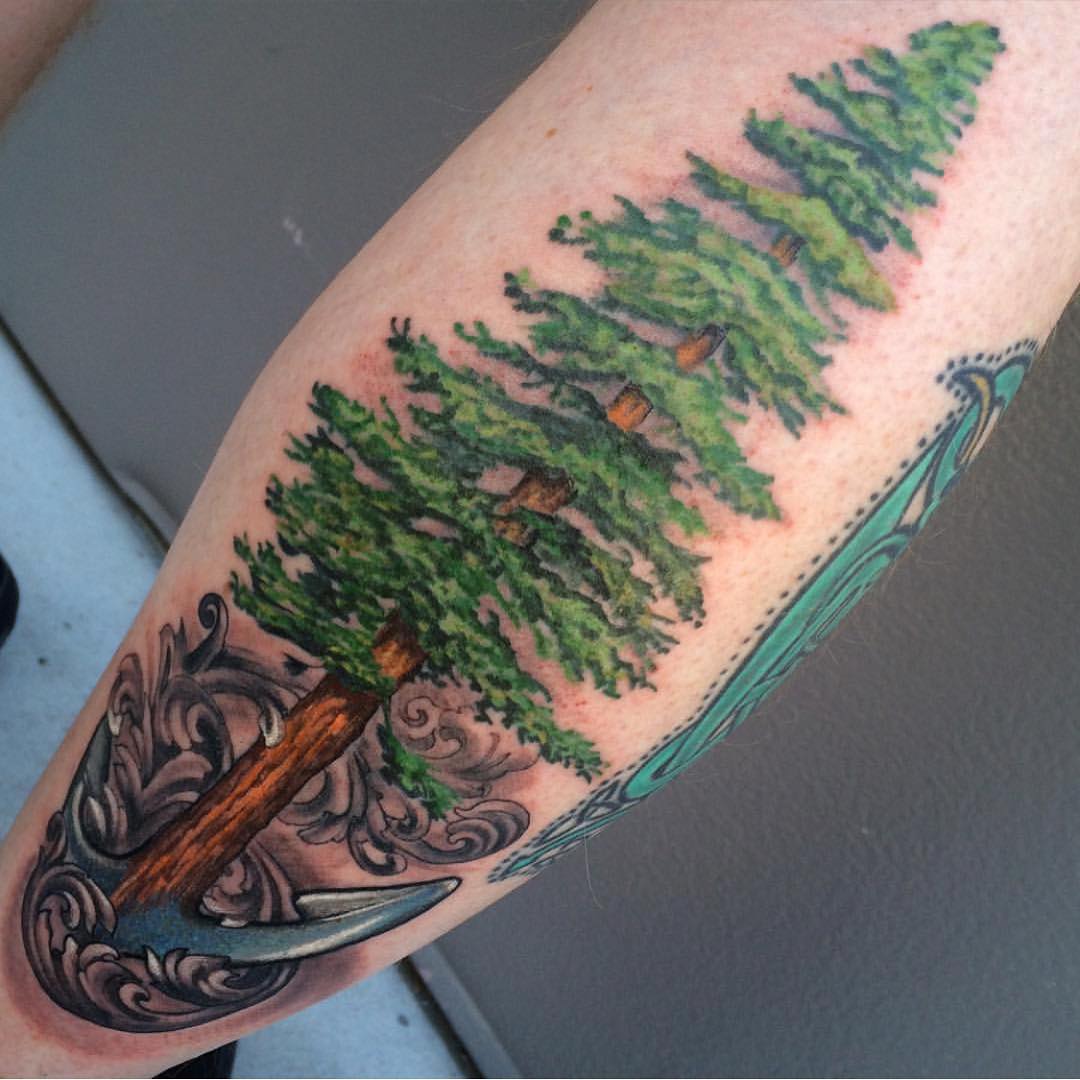 Fir Tree Tattoo