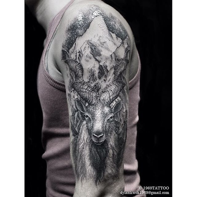 Mountain Goat Tattoo