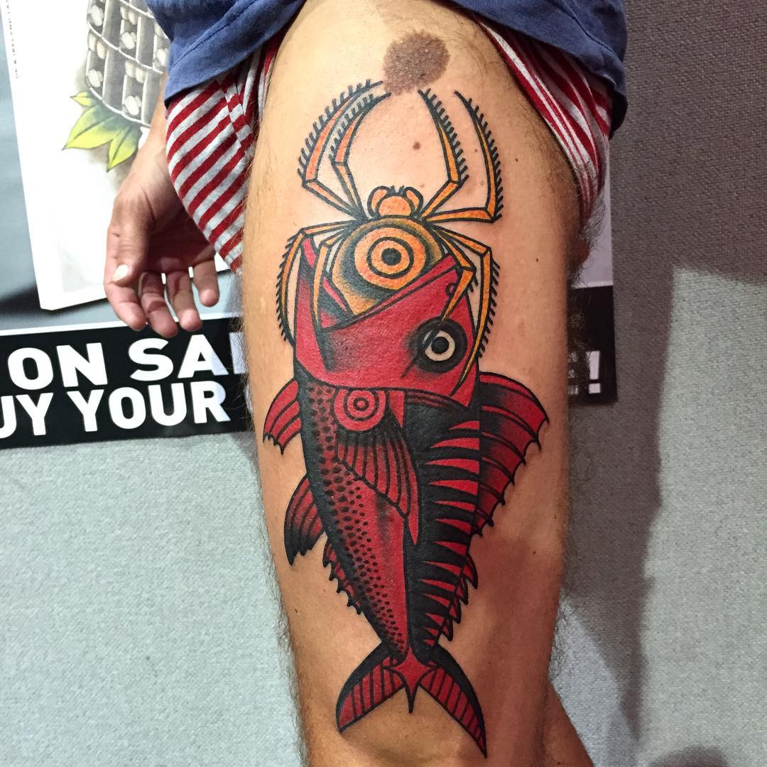 Red Fish Tattoo
