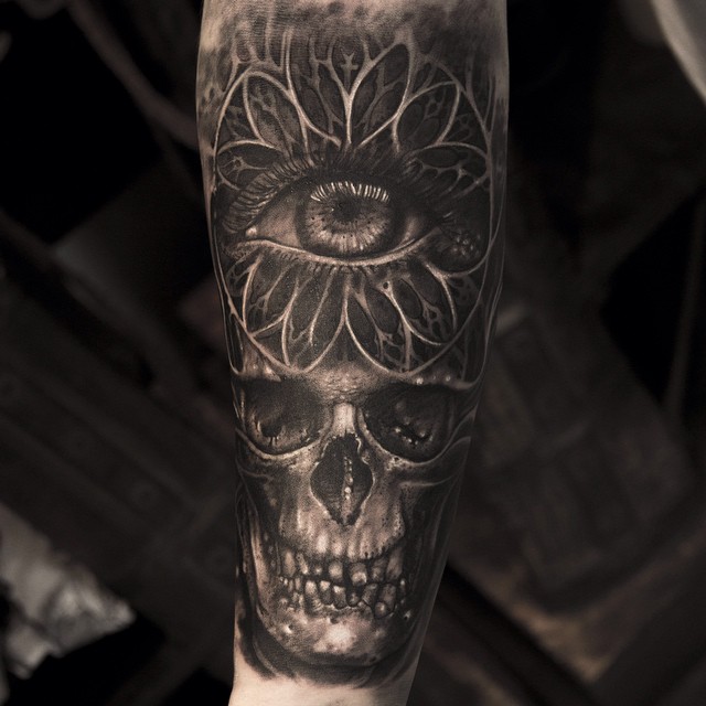 Skull Eye Tattoo