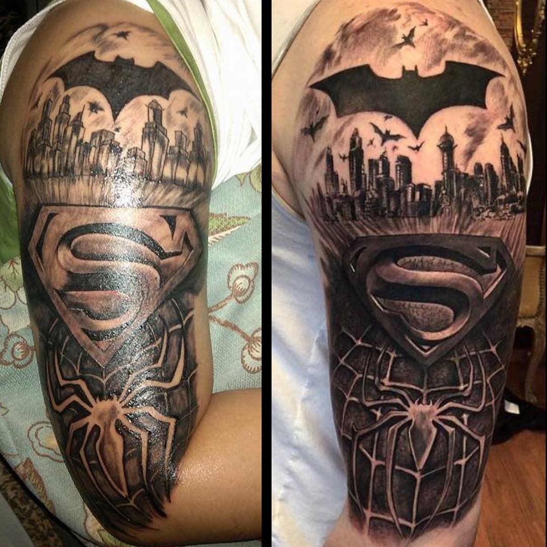 Super Hero Signs Tattoo