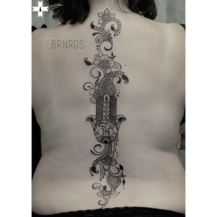 Tattoo Down Spine