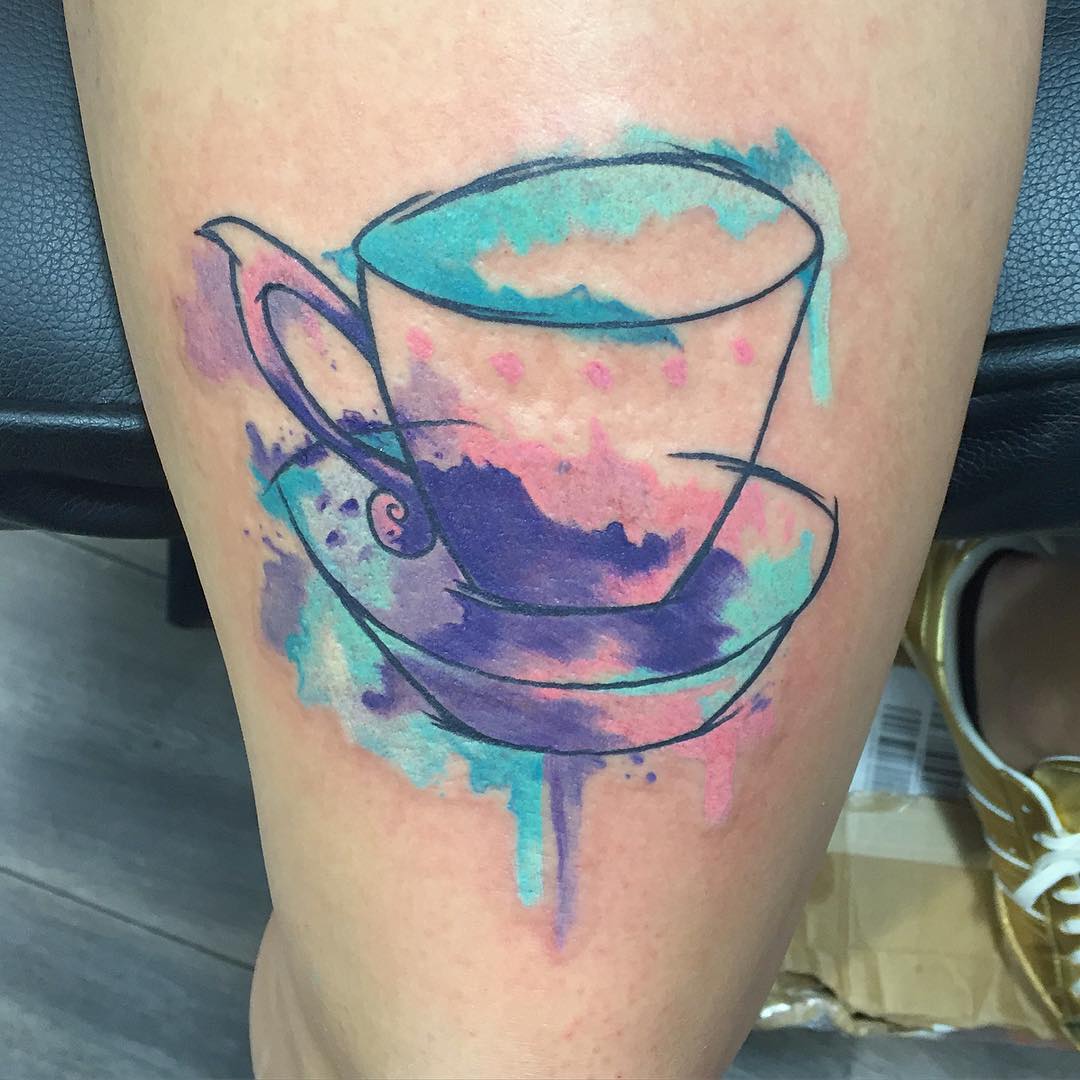 Tea Cup Tattoo