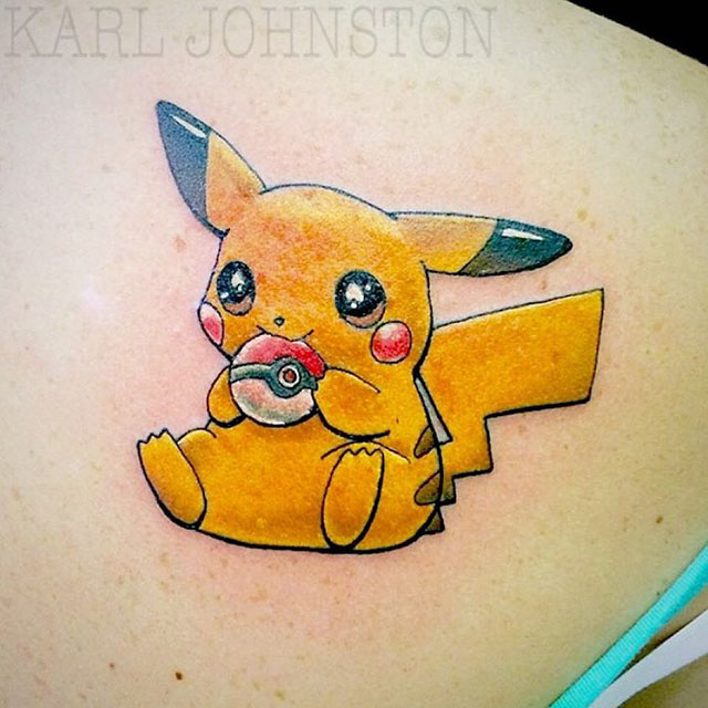 Pokemon tattoo pikachu