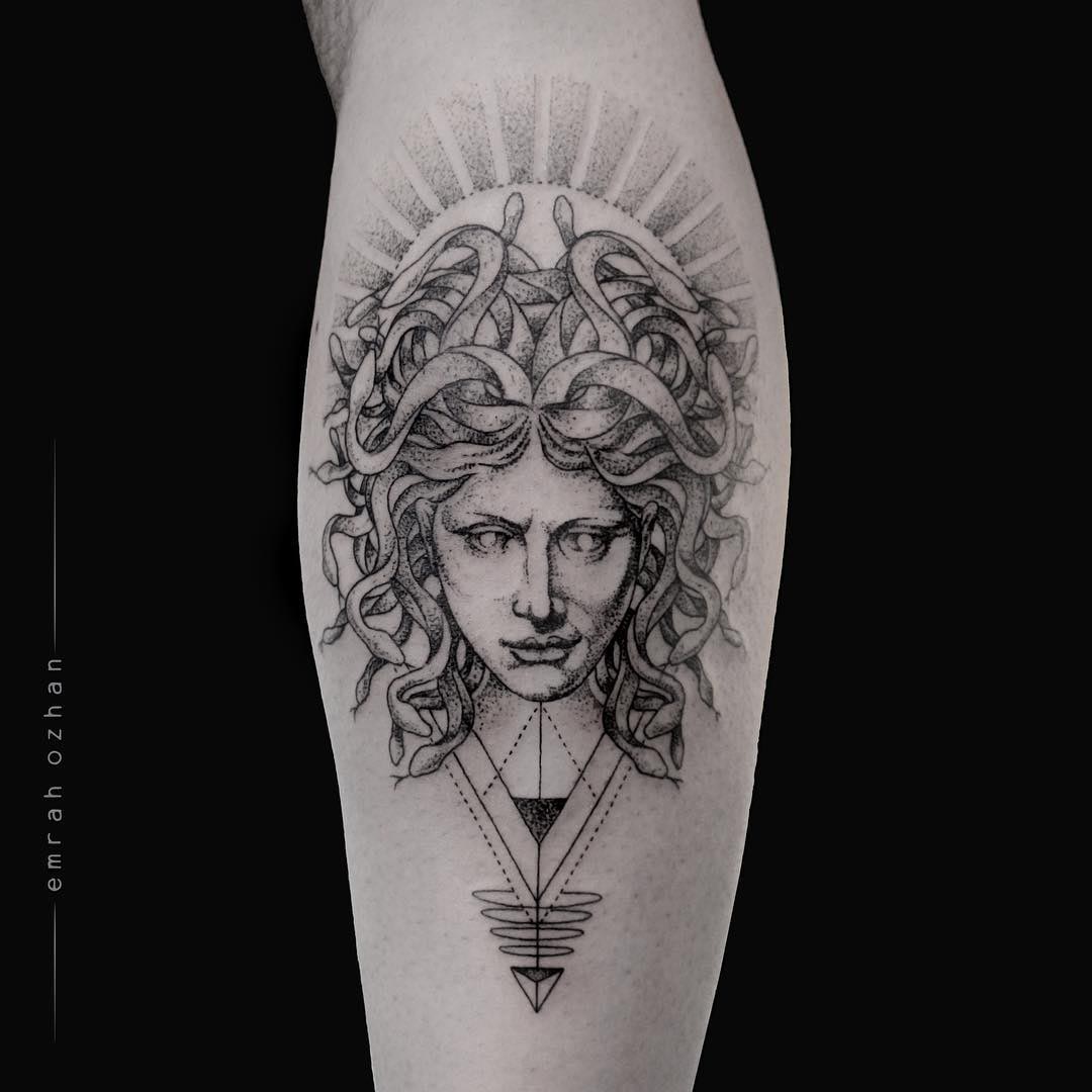 head of medusa tattoo