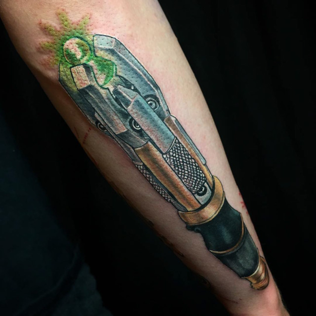arm tattoo sonic screwdriver