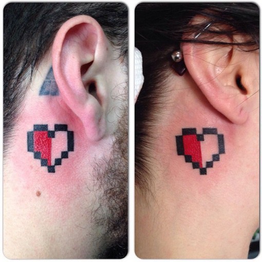 Heart Tattoo Behind Ear | Best Tattoo Ideas Gallery