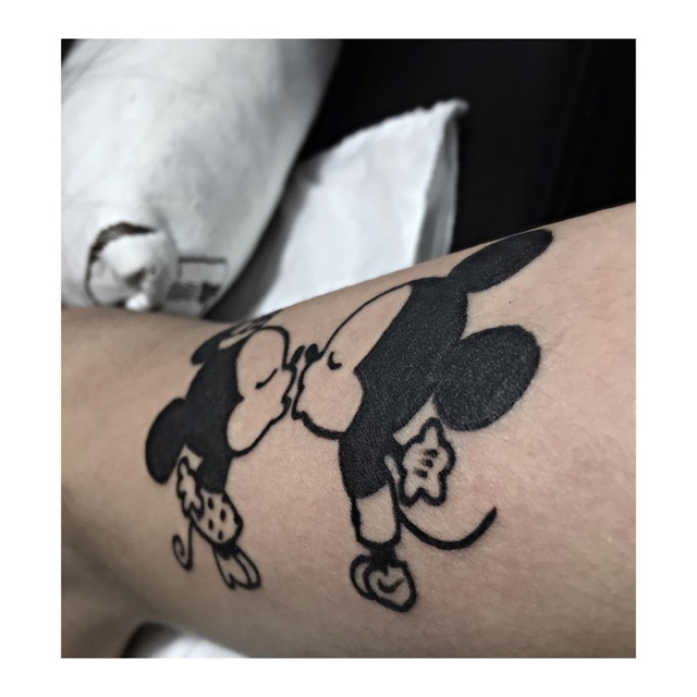 Mickey and Minnie Mouse Tattoo by xxsoberxx