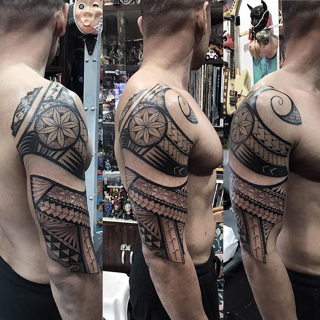 Half a Sleeve Tattoo by joeyviar