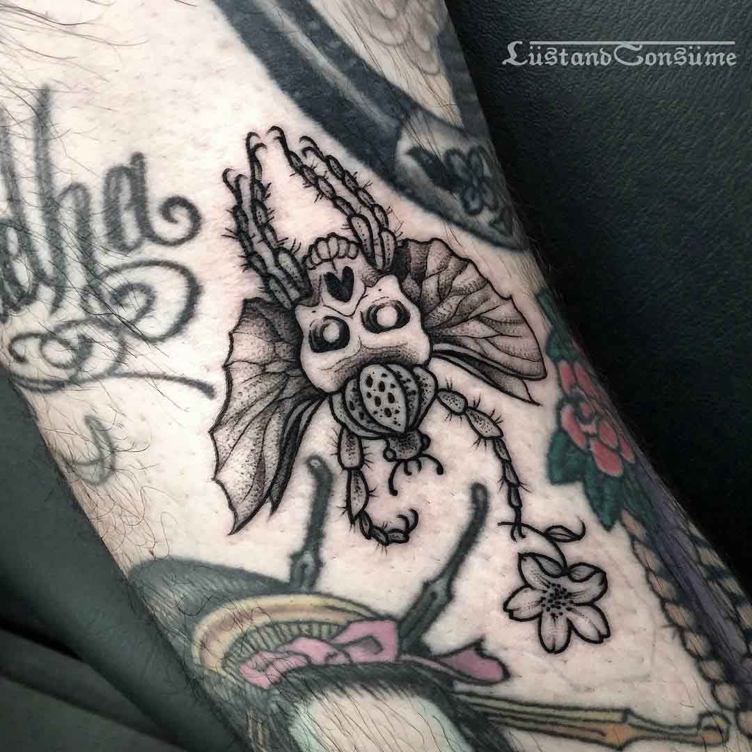 beetle tattoo small