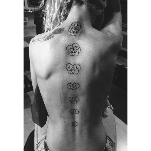 Spine Tattoo Ideas by _lorealzsmilez_