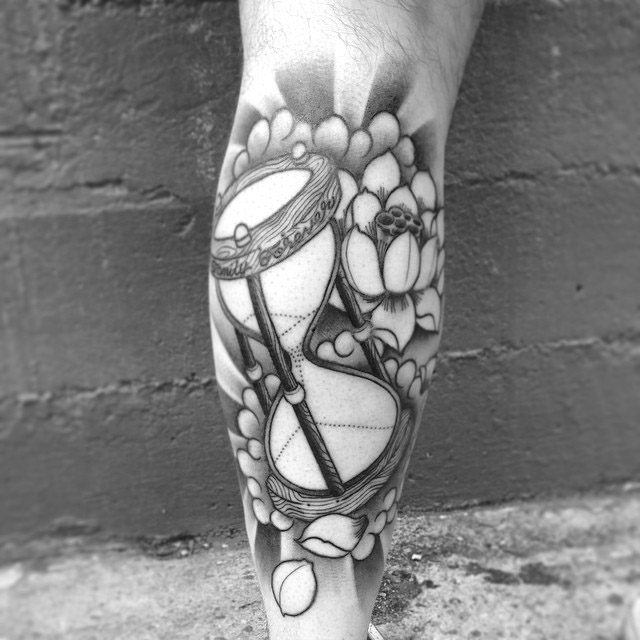Tattoo of Hourglass by the_samazonian