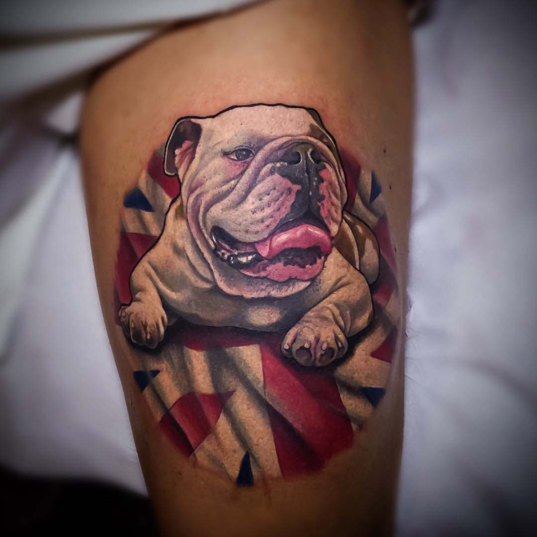 bulldog tattoo english