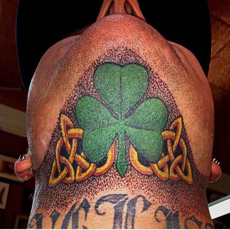 Celtic Clover Tattoo by Scottie DeVille