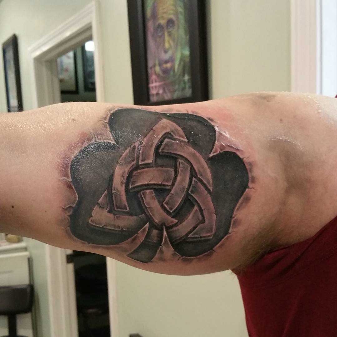 Celtic Trinity Knot Tattoo by Kyle Powers