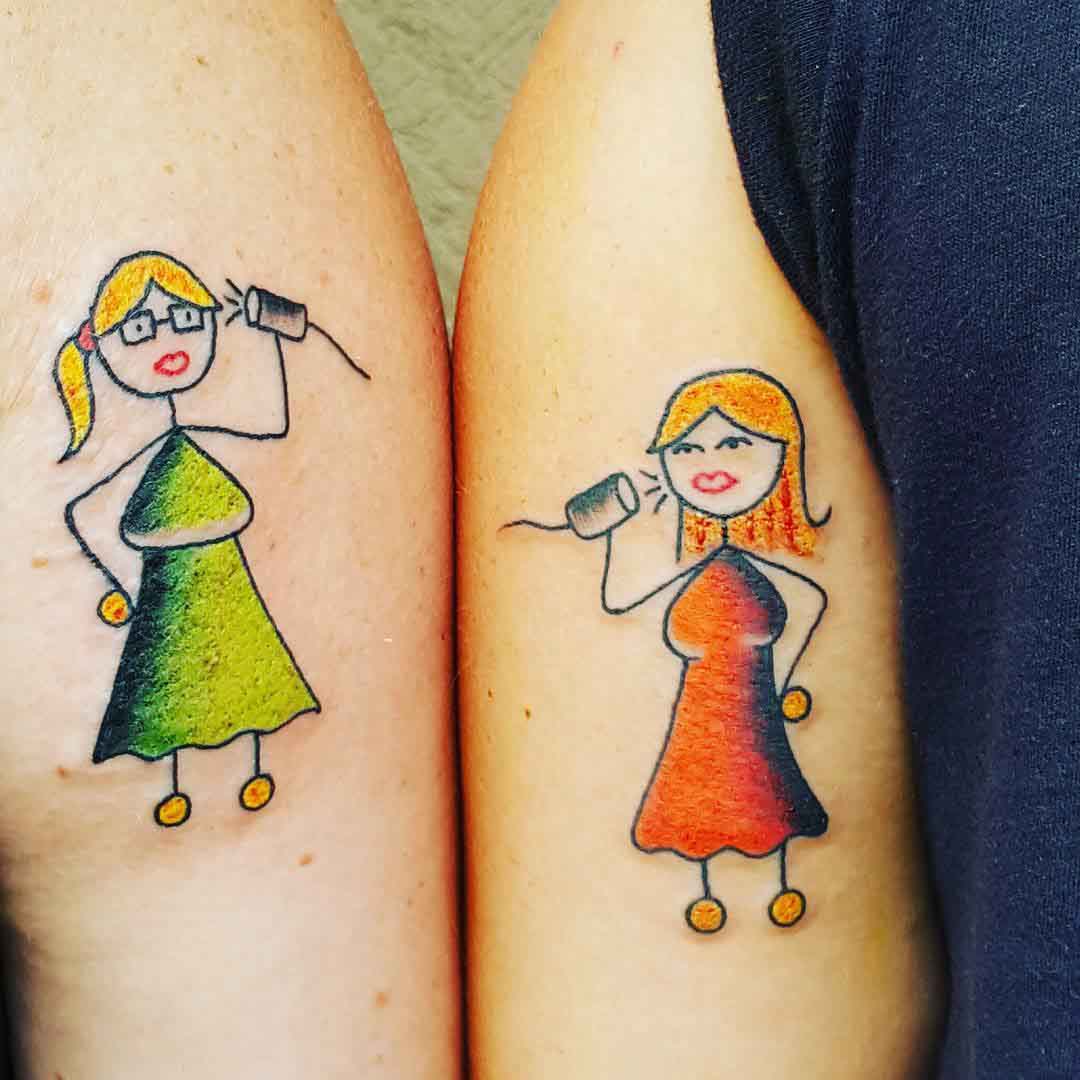 Cute Sister Tattoo Ideas