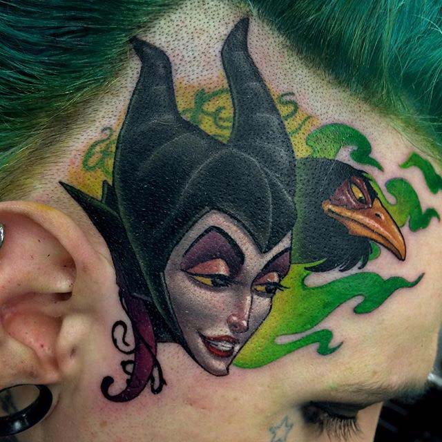 Disney Maleficent Tattoo by lindsay baker
