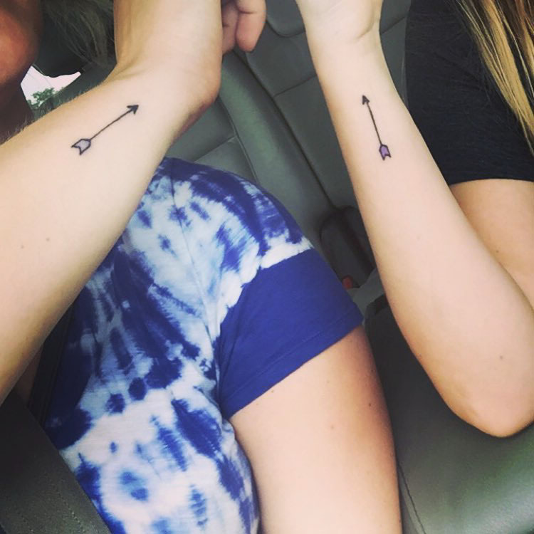 Matching Tattoos Sisters