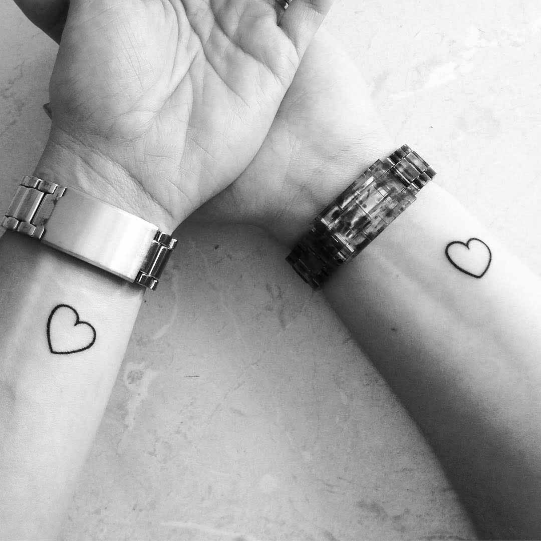 Sister Heart Tattoos