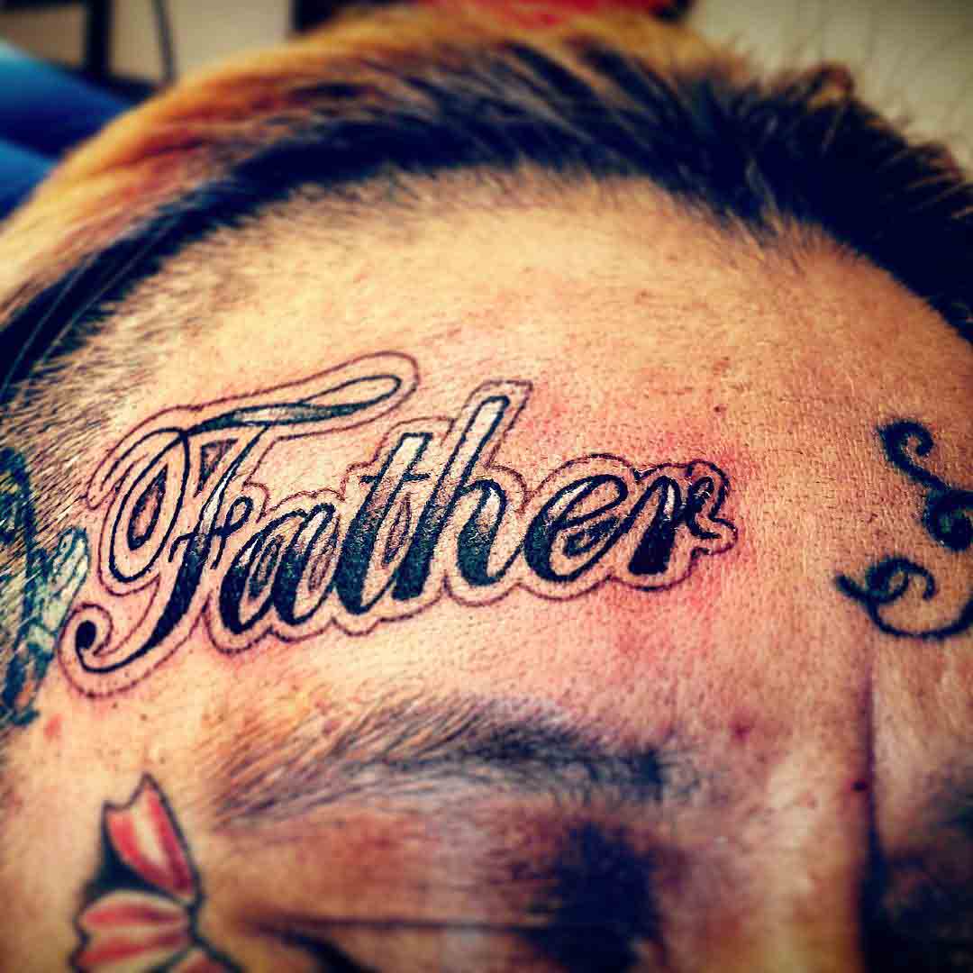 Tattoo Forehead by Kartel Styelz