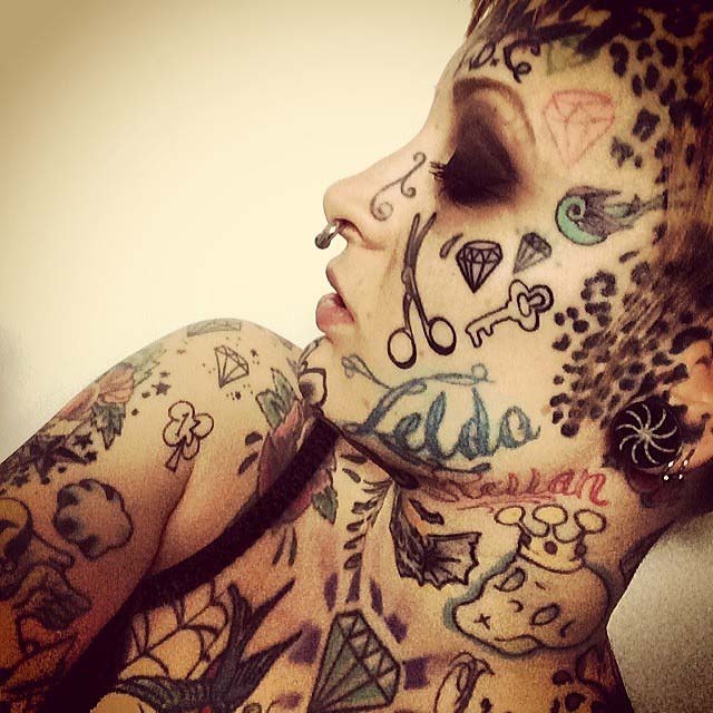 Tattoos All Over Girl by koffinkat